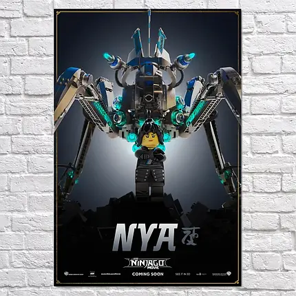 Плакат "Ніндзяго, Лего, Ninjago", 60×41см, фото 2