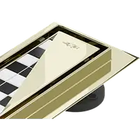 Mexen Flat 360° M13 душевий сантехнічний трап 2 в 1 100 см, золотистий - 1510100-40