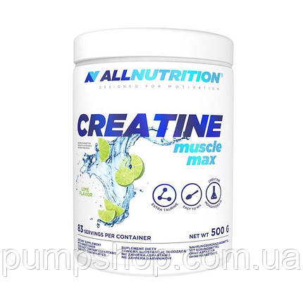 Креатин-моногідрат з таурином AllNutrition Creatine Muscle Max 500 г (кола), фото 2