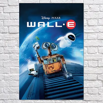 Плакат "Робот ВОЛЛ·І, WALL·E (2008)", 60×40см, фото 2