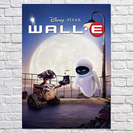 Плакат "Робот ВОЛЛ·І, WALL·E (2008)", 60×43см, фото 2