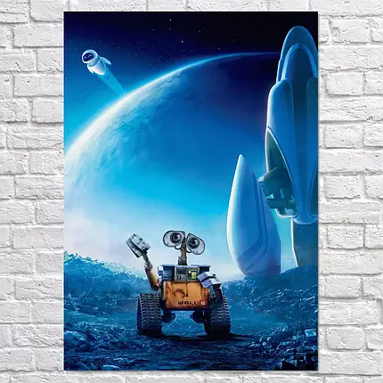 Плакат "Робот ВОЛЛ·І, WALL·E (2008)", 60×43см, фото 2