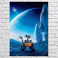 Плакат "Робот ВАЛЛ·И, WALL·E (2008)", 60×43см