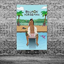 Плакат "Кінь БоДжек, BoJack Horseman", 60×40см, фото 3