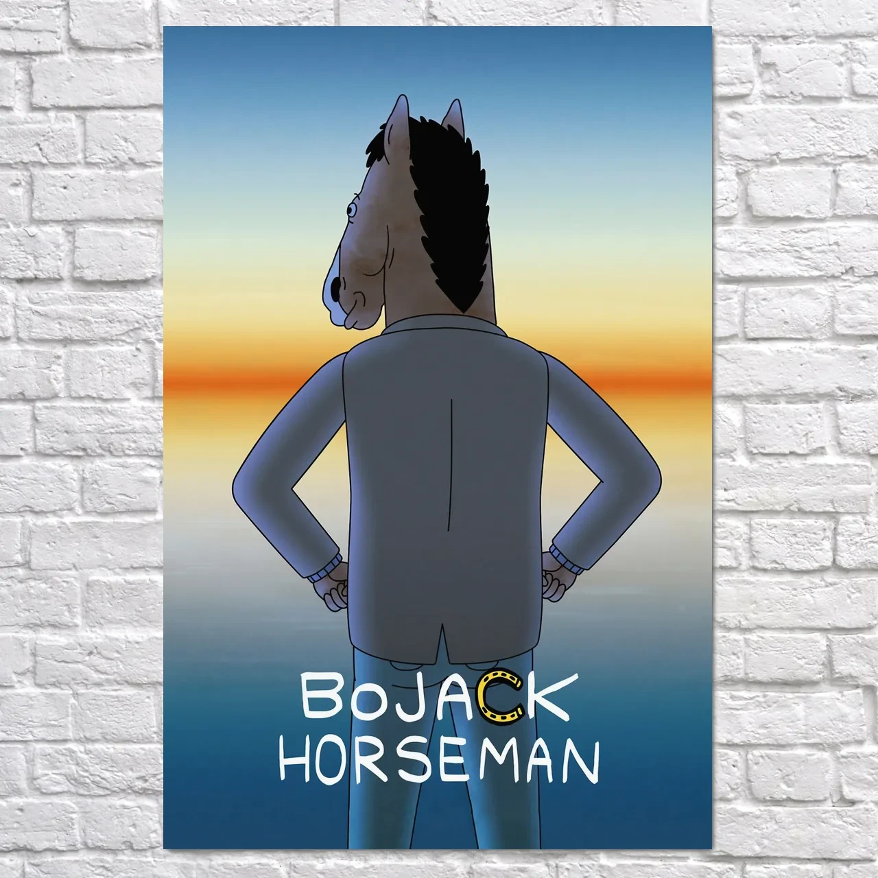 Плакат "Кінь БоДжек, BoJack Horseman", 60×40см
