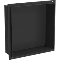 Mexen X-Wall-NR полиця вбудована в стіну без обідка 30 x 30 см, чорна - 1971303010