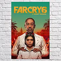 Плакат "Фар Край 6, Far Cry 6", 60×40см