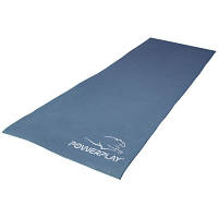 Коврик для йоги PowerPlay PVC Yoga Mat 173 x 61 x 0.6 см Темно-синій (PP_4010_Navy_(173*0,6)) - Топ Продаж!