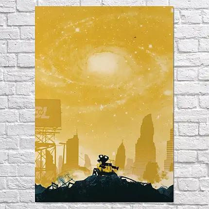 Плакат "Робот ВОЛЛ·І, WALL·E (2008)", 60×43см, фото 2