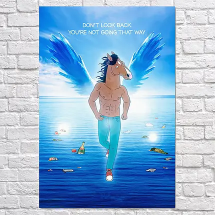 Плакат "Кінь БоДжек, BoJack Horseman", 60×41см, фото 2
