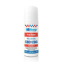 NBHemp Roll On Gel Pain Relief CBD+CBG / Шариковый обезболивающий гель CBD+CBG 90мл