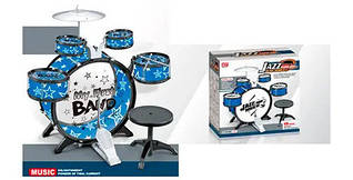 Дитяча іграшкова барабанна установка 1919, 5 шт., тарілка, стільчик