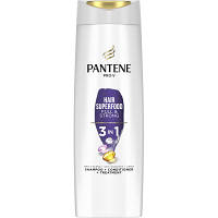 Шампунь Pantene Pro-V 3 в 1 Объемные и крепкие 360 мл (8001090861870) - Вища Якість та Гарантія!