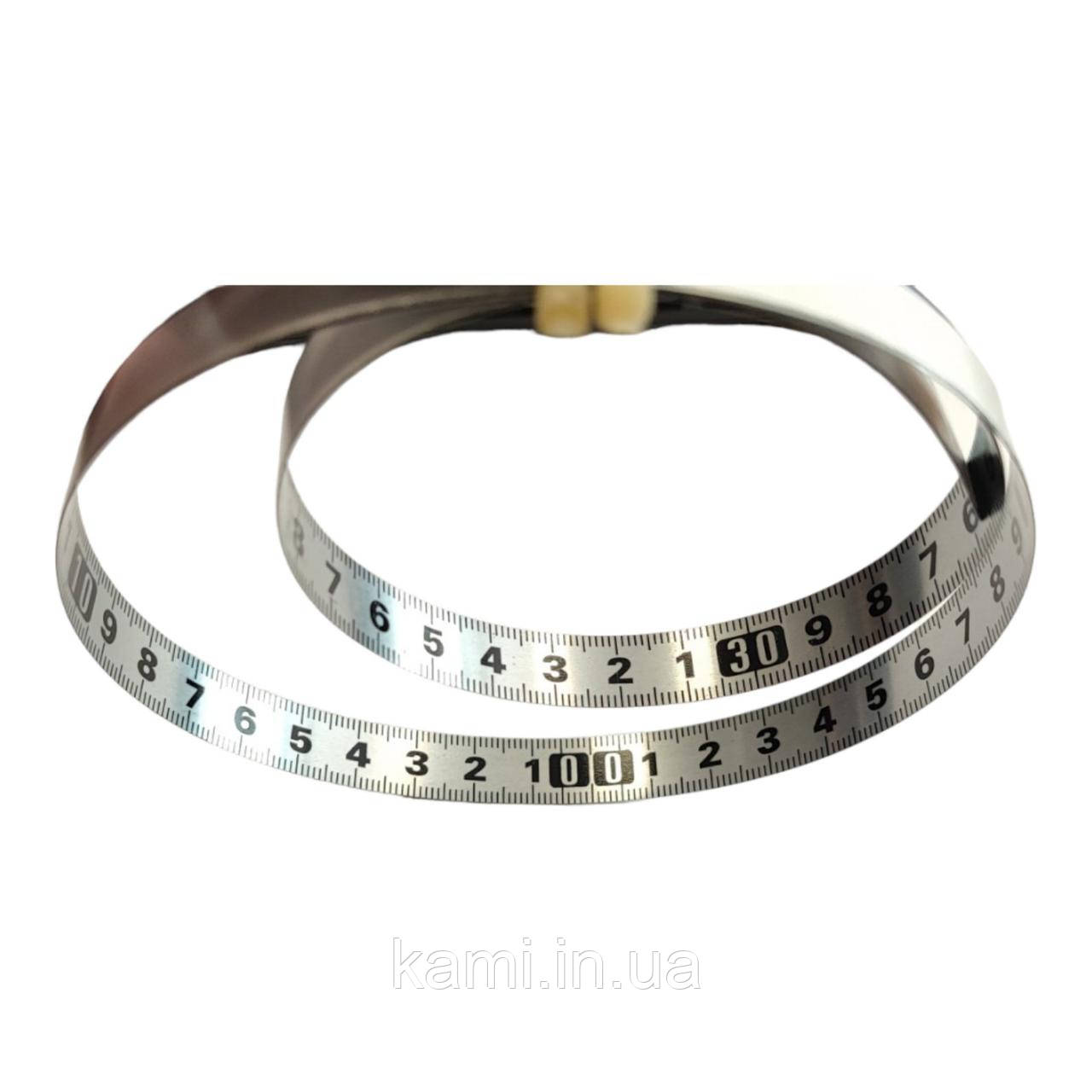 Шкала 500-0-500мм, ширина 12,5 мм, до робочого столу свердлильно-присадочного верстата, фото 1