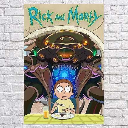 Плакат "Рік та Морті, Rick and Morty", 60×40см, фото 2