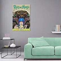 Плакат "Рік та Морті, Rick and Morty", 60×40см, фото 2