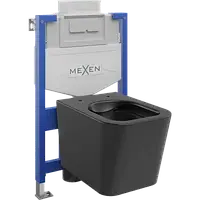 Mexen інсталяційна система Fenix XS-U з унітазом Teo, чорний матовий - 6853385XX85
