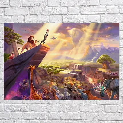Плакат "Король Лев, Lion King", 45×60см, фото 2