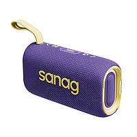 Портативная Bluetooth колонка Sanag M30S PRO Музыкальный стереодинамик с RGB  подсветкой Фиолетовый