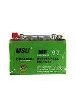 Акумулятор для скутера, мотоциклу 9а/год 12 V "MSU" YTX9A-BS(GEL)(2025р.в.)
