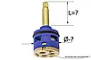 Картридж (К37\4\50)для змішувача душової кабіни на (4) положення 37мм діаметром і 50мм завдовжки штока, фото 2