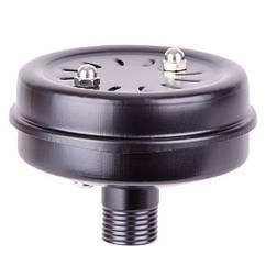 Повітряний фільтр для компресора діаметр різьби М20 металевий корпус змінний поролоновий фільтруючий елемент до