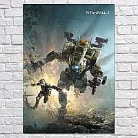 Плакат "Титанфолл 2, TitanFall 2", 60×40см