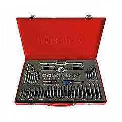 Набір плашок M3-M12 та мітчиків M3-M12 52од INTERTOOL SD-8052