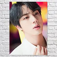 Плакат "БТС, Чин, Ким Сокчин, Bangtan Boys, BTS, Kim Seokjin", 60×43см