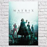 Плакат "Матрица: Воскрешение, The Matrix Resurrections (2021)", 60×40см