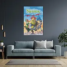 Плакат "Шрек, Shrek (2001)", 60×40см, фото 3