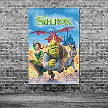 Плакат "Шрек, Shrek (2001)", 60×40см, фото 3