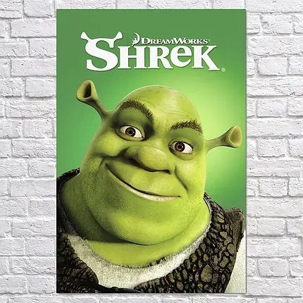 Плакат "Шрек, Shrek (2001)", 60×40см, фото 2