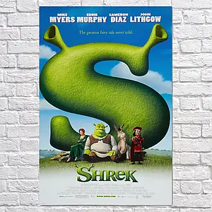 Плакат "Шрек, Shrek (2001)", 60×40см