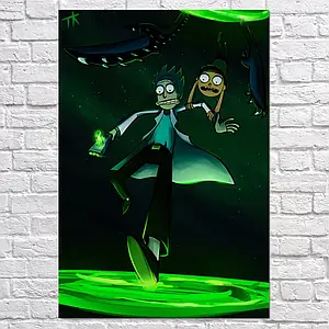 Плакат "Рік та Морті, Rick and Morty", 60×41см