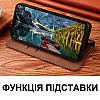 Чохол для HTC U Ultra з натуральної шкіри протиударний магнітний книжка з підставкою "VENETTA", фото 6