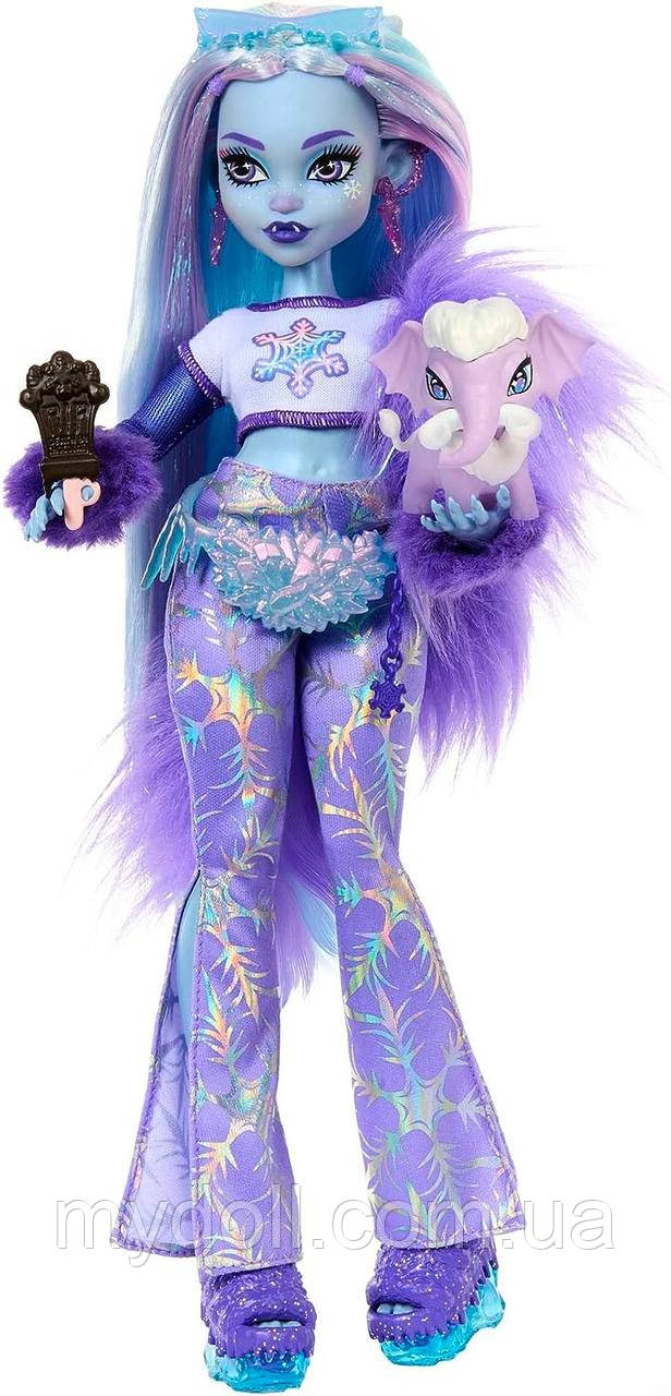 Лялька Монстер Хай Еббі Бомінейбл Monster High Abbey Bominable Doll G3 Тундра HNF64 Mattel Оригінал