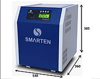 Инвертор 5500 синусоидальный SMARTEN 5500W(5,5kVA),48В ЗАРЯЖАЕТ АККУМУЛЯТОР ОТ ЭЛЕКТРОСЕТИ И СОЛНЕЧНЫХ ПАНЕЛЕЙ