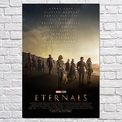Плакат "Вічні, The Eternals (2021)", 60×41см, фото 2