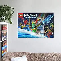 Плакат "Ніндзяго, Лего, Ninjago", 42×60см, фото 2