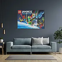 Плакат "Ніндзяго, Лего, Ninjago", 42×60см, фото 3