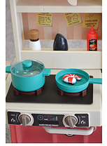 Дитяча інтерактивна кухня з підсвіткою та звуковими ефектами Spray Kitchen 889-238 з водою й аксесуарами, фото 4