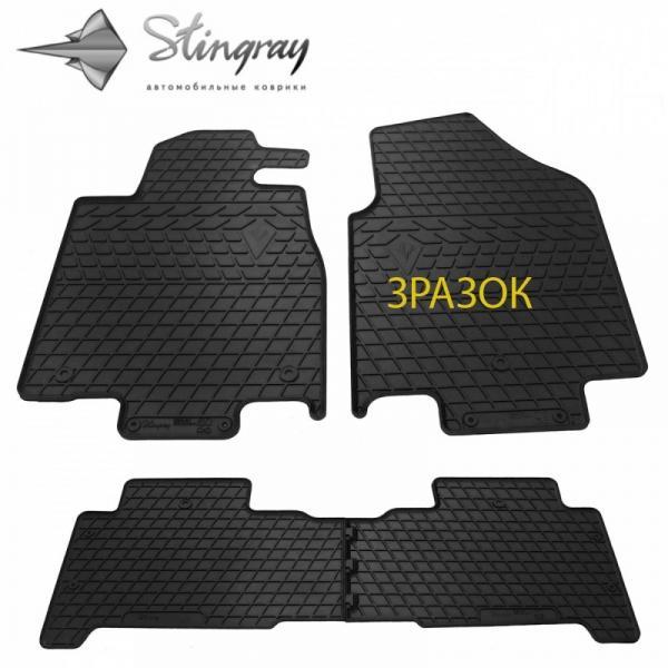 Авто килимки ACURA MDX (YD2) (2006-2013) (design 2016) with plastic clips HND -  4 штуки гумові (1034014), фото 1