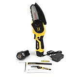 Акумуляторна міні пила DeWalt (12V, 3AH) АКБ Веткоріз девольт, фото 5