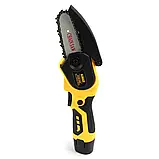 Акумуляторна міні пила DeWalt (12V, 3AH) АКБ Веткоріз девольт, фото 7