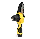 Акумуляторна міні пила DeWalt (12V, 3AH) АКБ Веткоріз девольт, фото 10