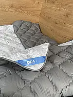 Одеяло зимнее на холлофайбере 195х215см ODA стеганное серый
