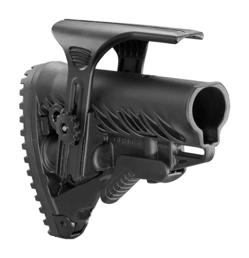 Приклад FAB Defense GLR-16 CP з регульованою щокою для AR-15/АК, фото 1