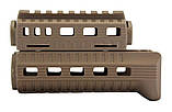 Цівка DLG Tactical (DLG-122) для АКС-74У (полімер) койот, фото 4