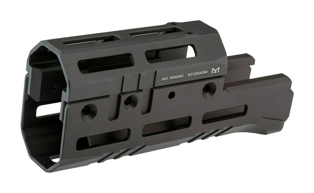 Цівка Leapers UTG PRO Super Slim M-LOK для АК-47/74/АКМ (алюміній) чорна